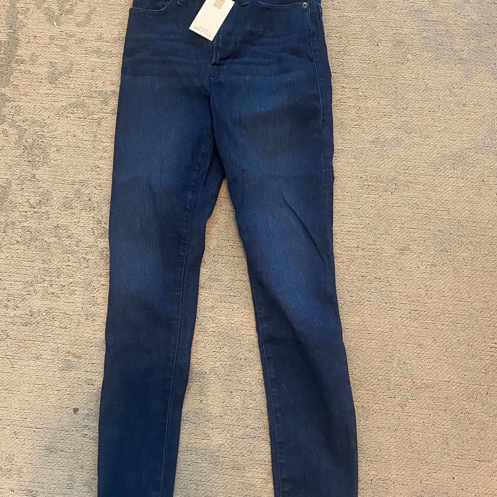 Good American jeans brand new 0-4 size all fits new with tags